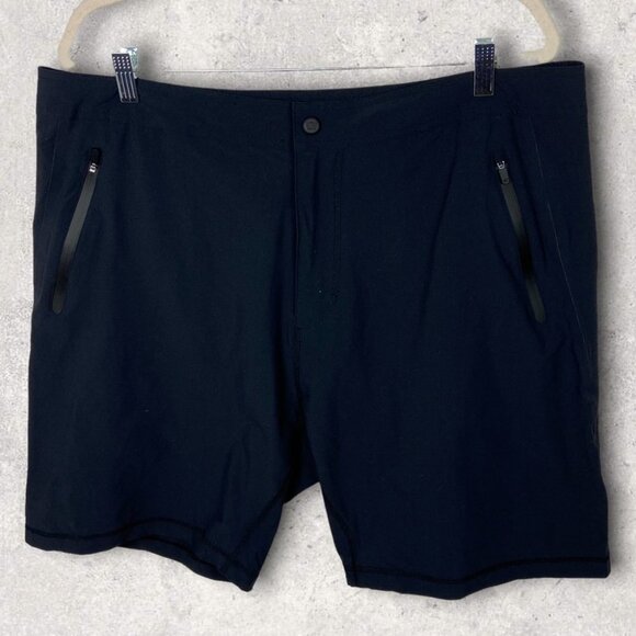NEW Mack Weldon Performance Technical Shorts Black Size XXL Laser Ventilation - Picture 3 of 10